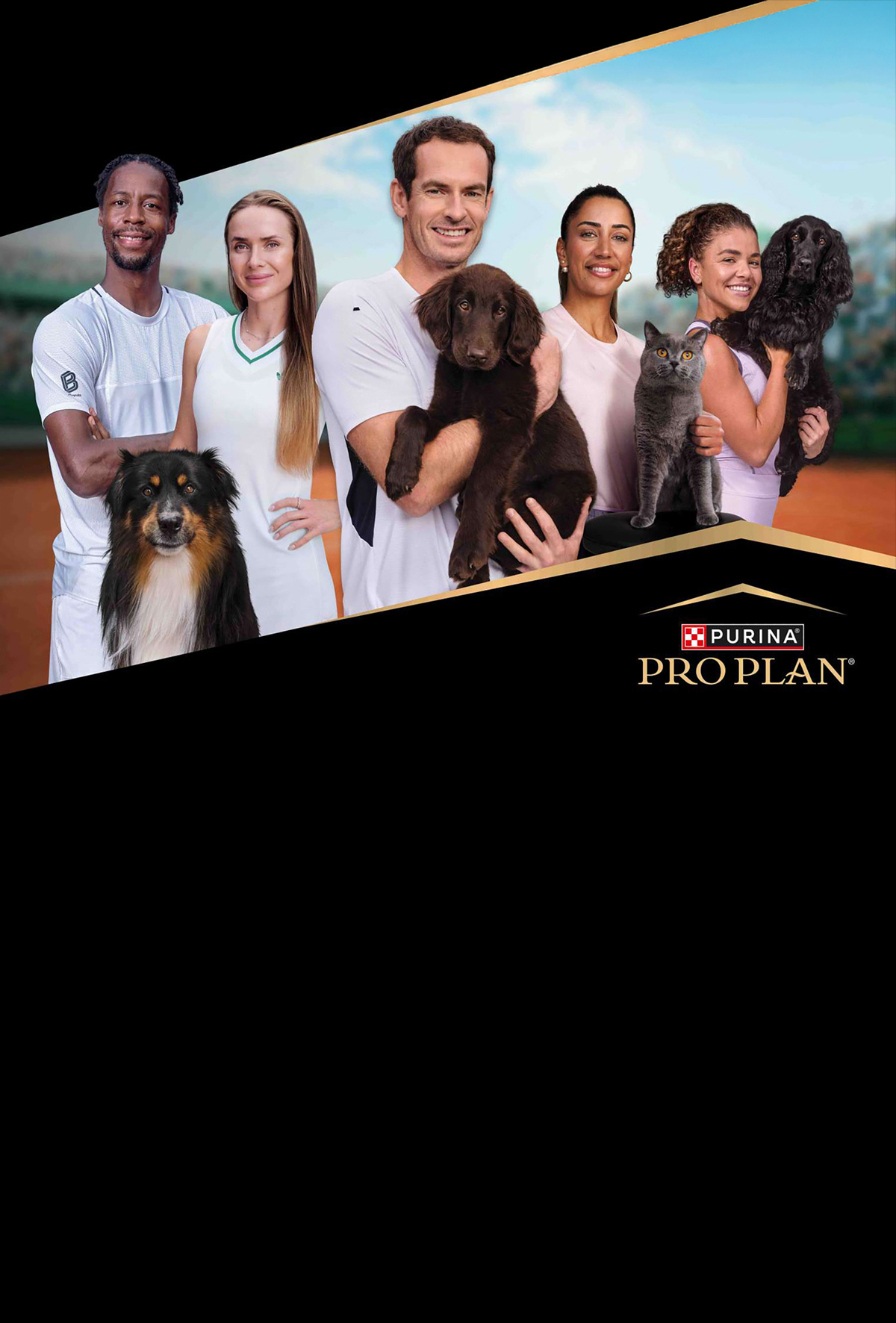 PRO PLAN, tenis yıldızlarıyla aynı kortta